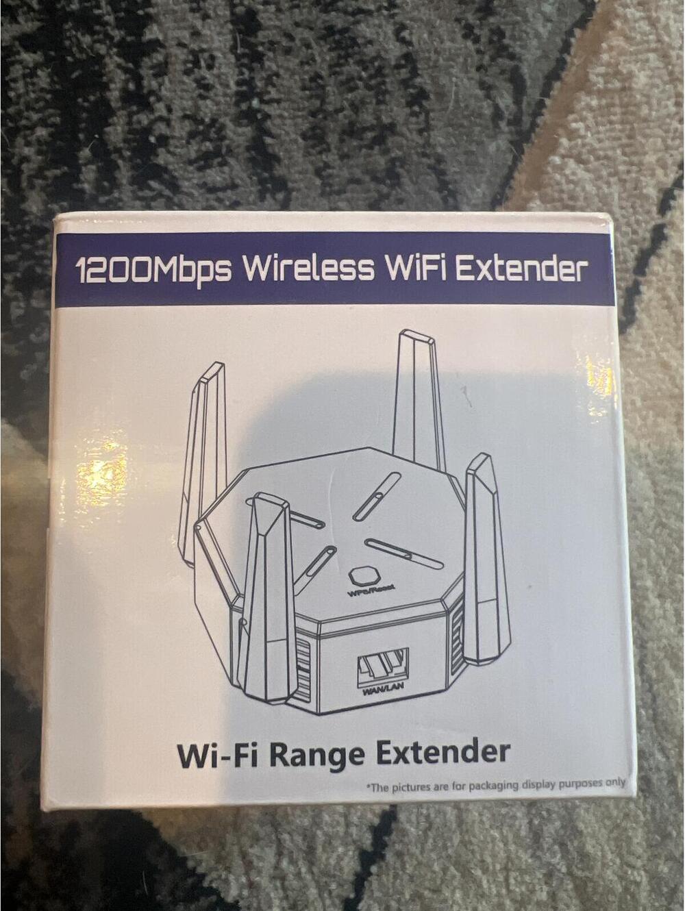 1200Mbps Wireless WiFi Extender Dual Band 2.4GHz & 5GHz